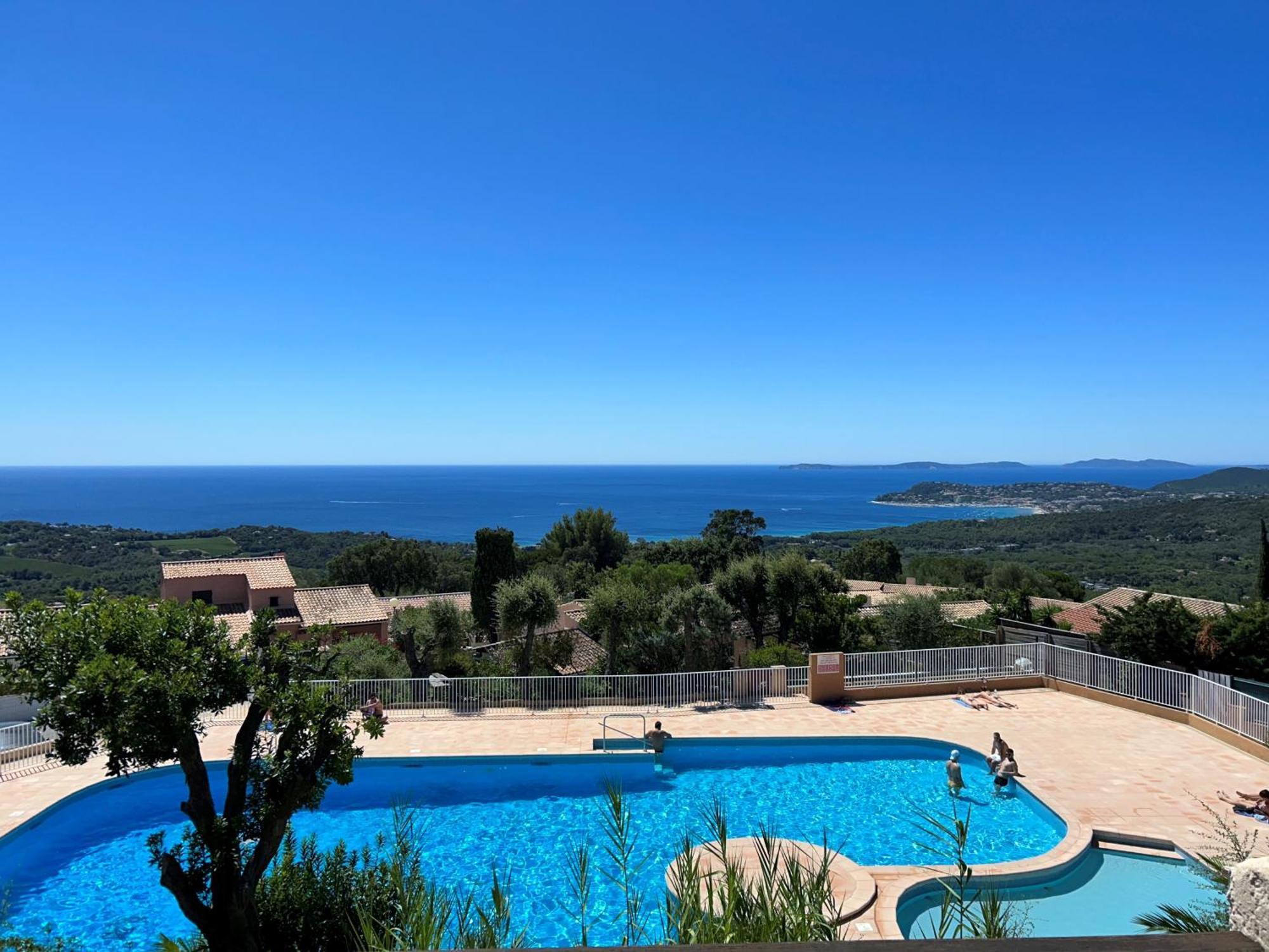 Studio Pool House Vue Mer A 180° - Sea View- Wifi La Croix-Valmer Esterno foto